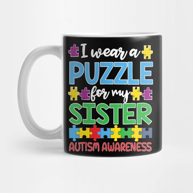 Autism Awareness Puzzle For My Sister Gift Classic by Danielsmfbb